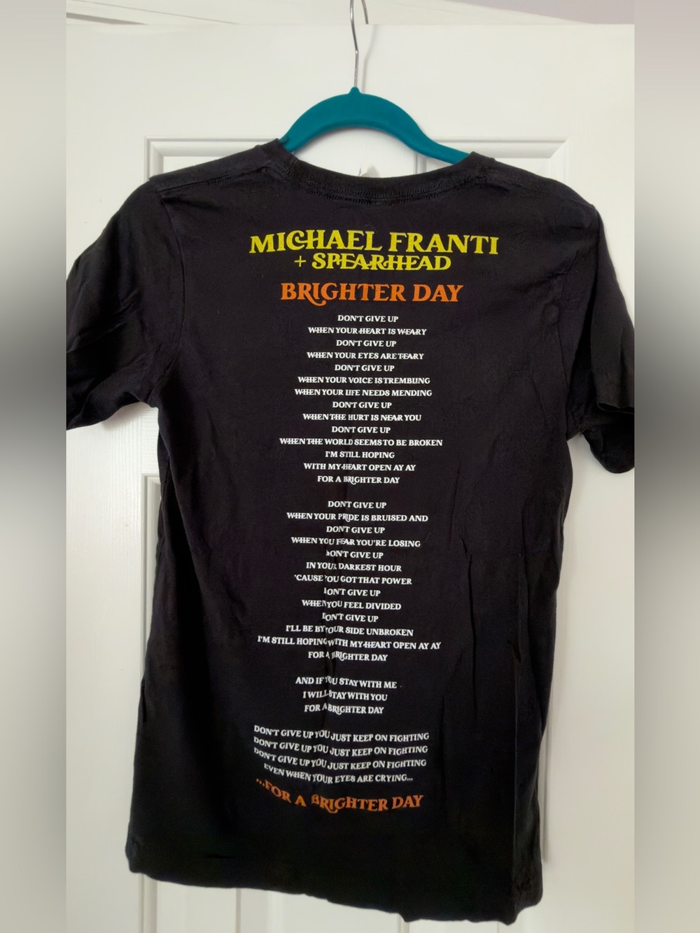 Michael Franti & Spearhead Brighter Day Black Graphic Tee